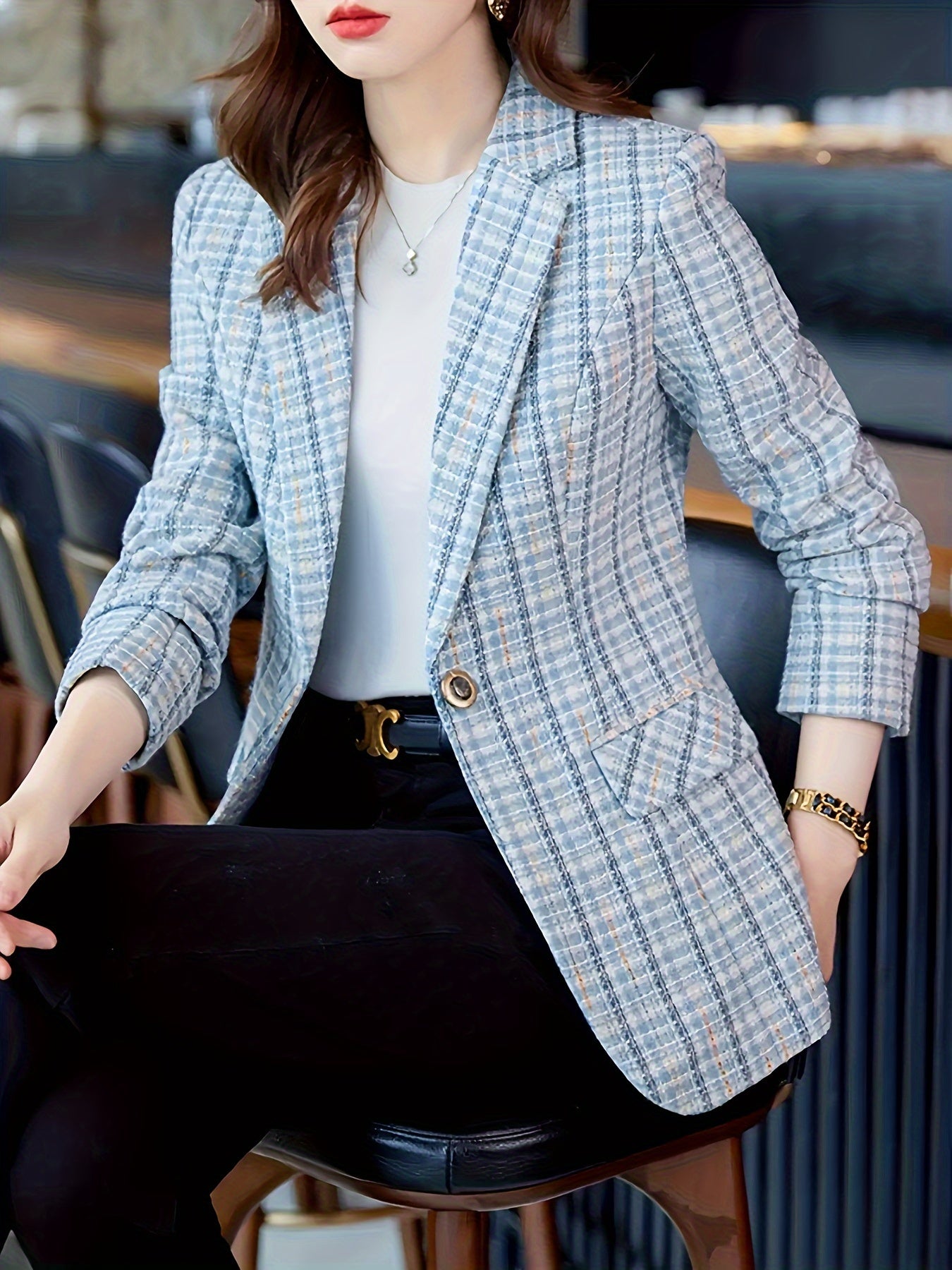 CLARA | TWEED RUTAD BLAZER