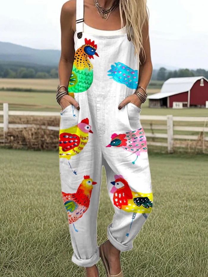 HARPER – Klassisk Flowy Bred-Ben Jumpsuit