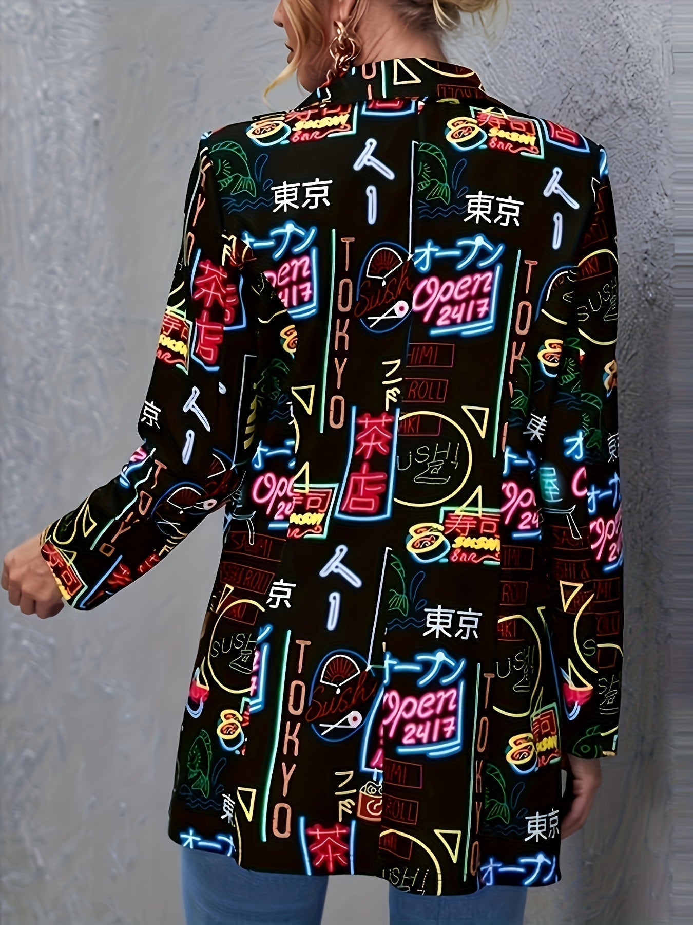 JOLENE | Statement-tryck blazer
