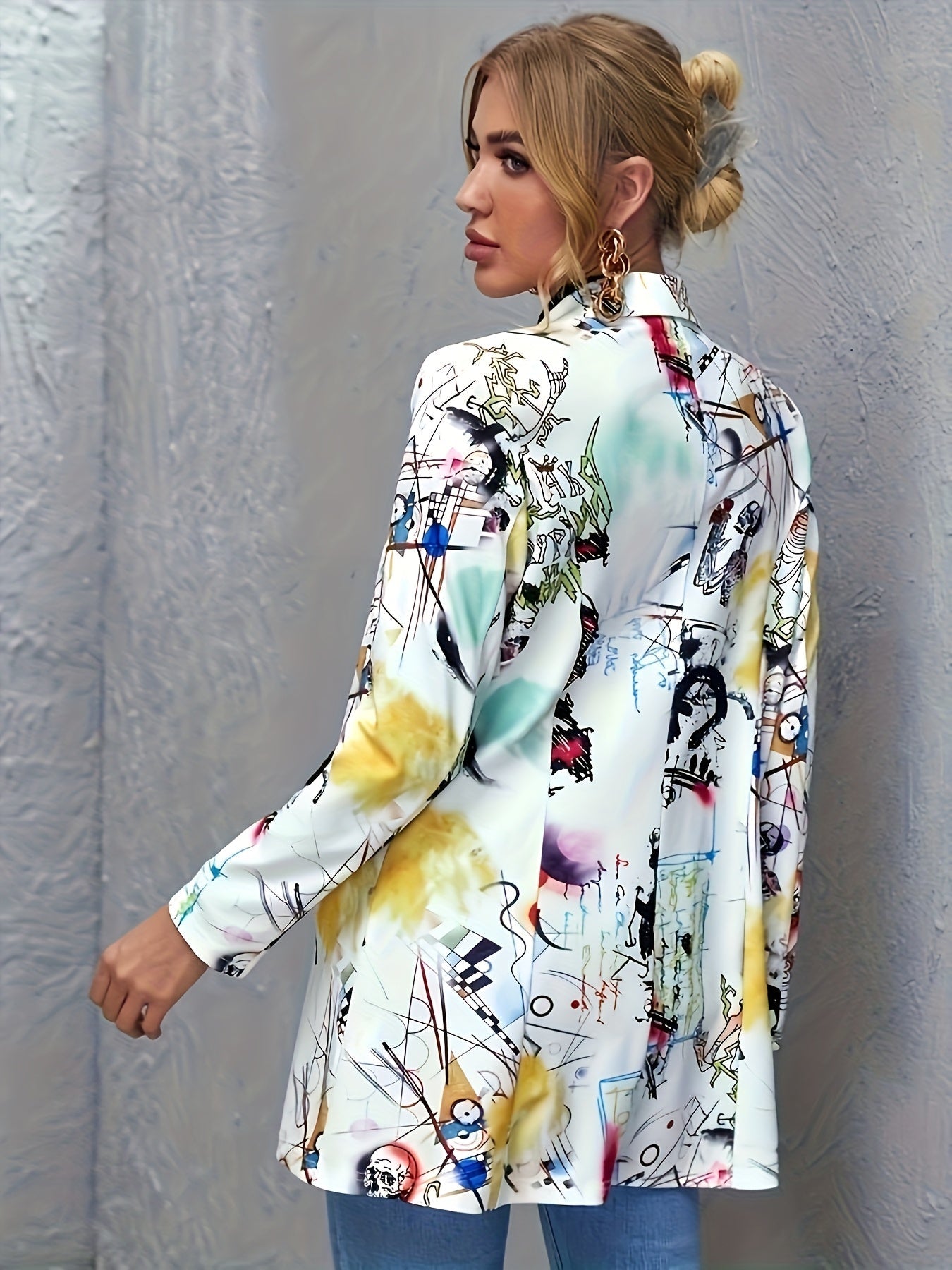 JOLENE | Statement-tryck blazer