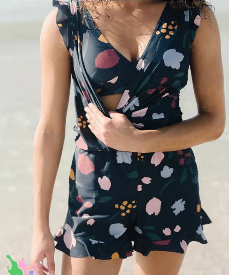 Lofnheid | Blomsterstänkt sommarhatt