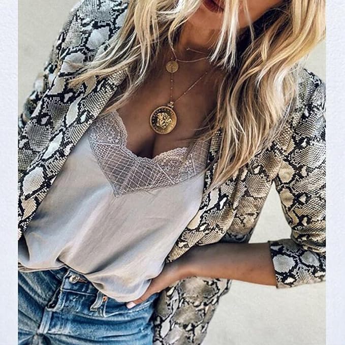 FAYE | Blazer med ormmönster