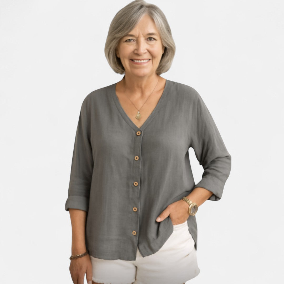 Elfrikka™ | Elegant Luftig Blus