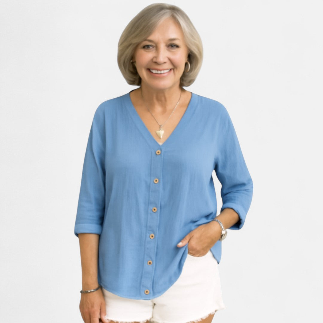 Elfrikka™ | Elegant Luftig Blus