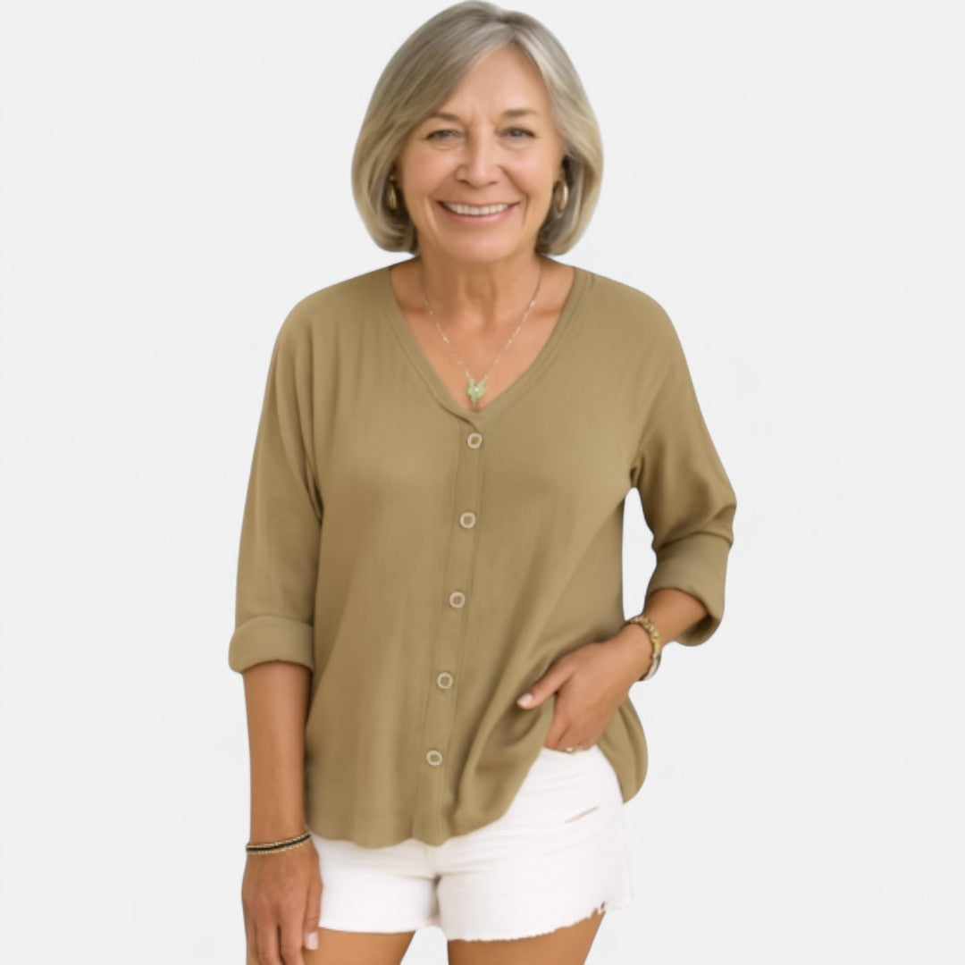 Elfrikka™ | Elegant Luftig Blus