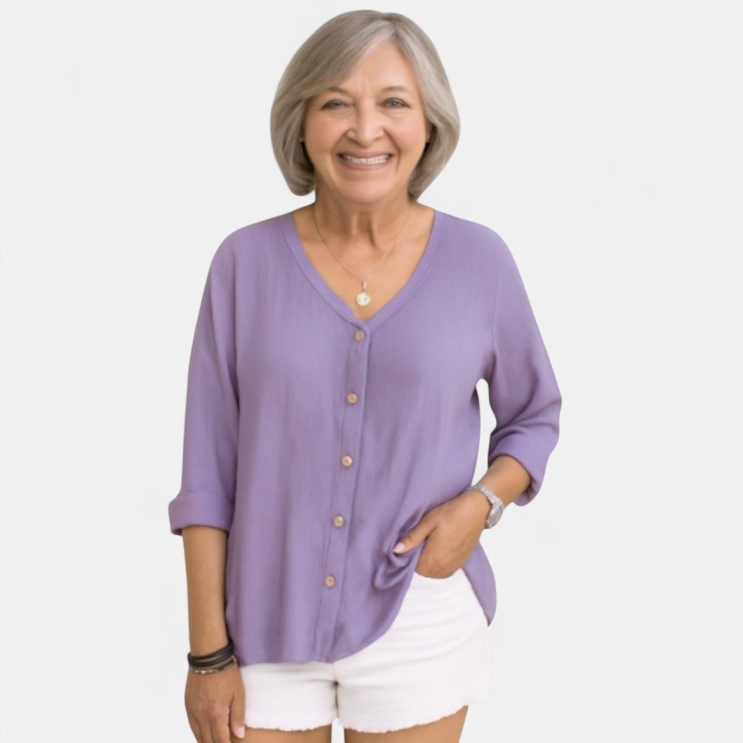 Elfrikka™ | Elegant Luftig Blus