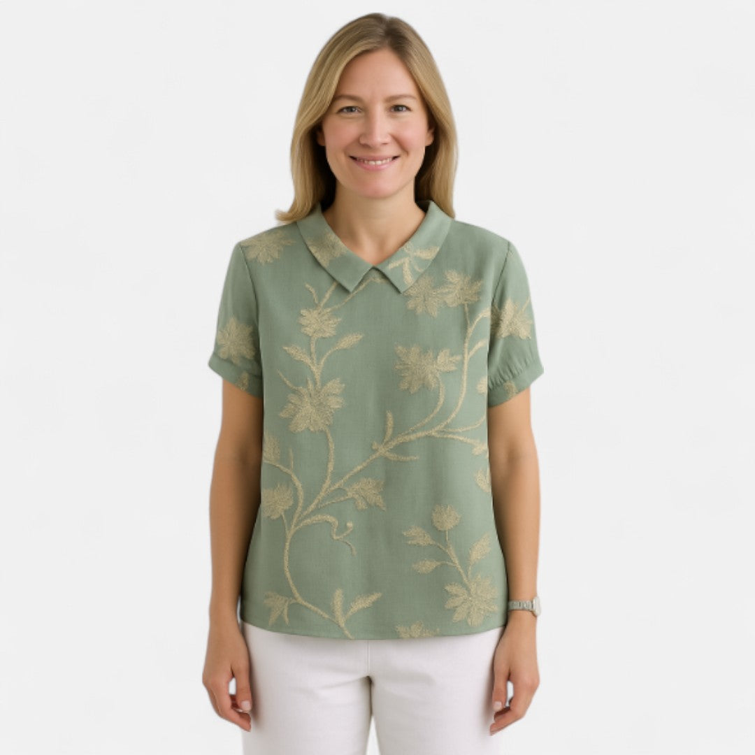 Arnlaug™ | Blomstermönstrad Blus