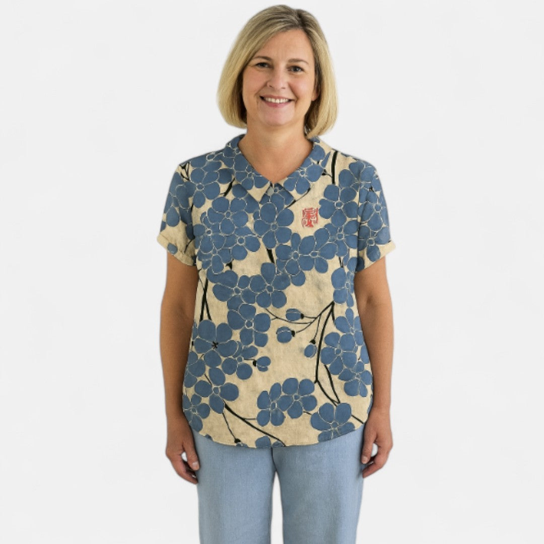 Arnlaug™ | Blomstermönstrad Blus