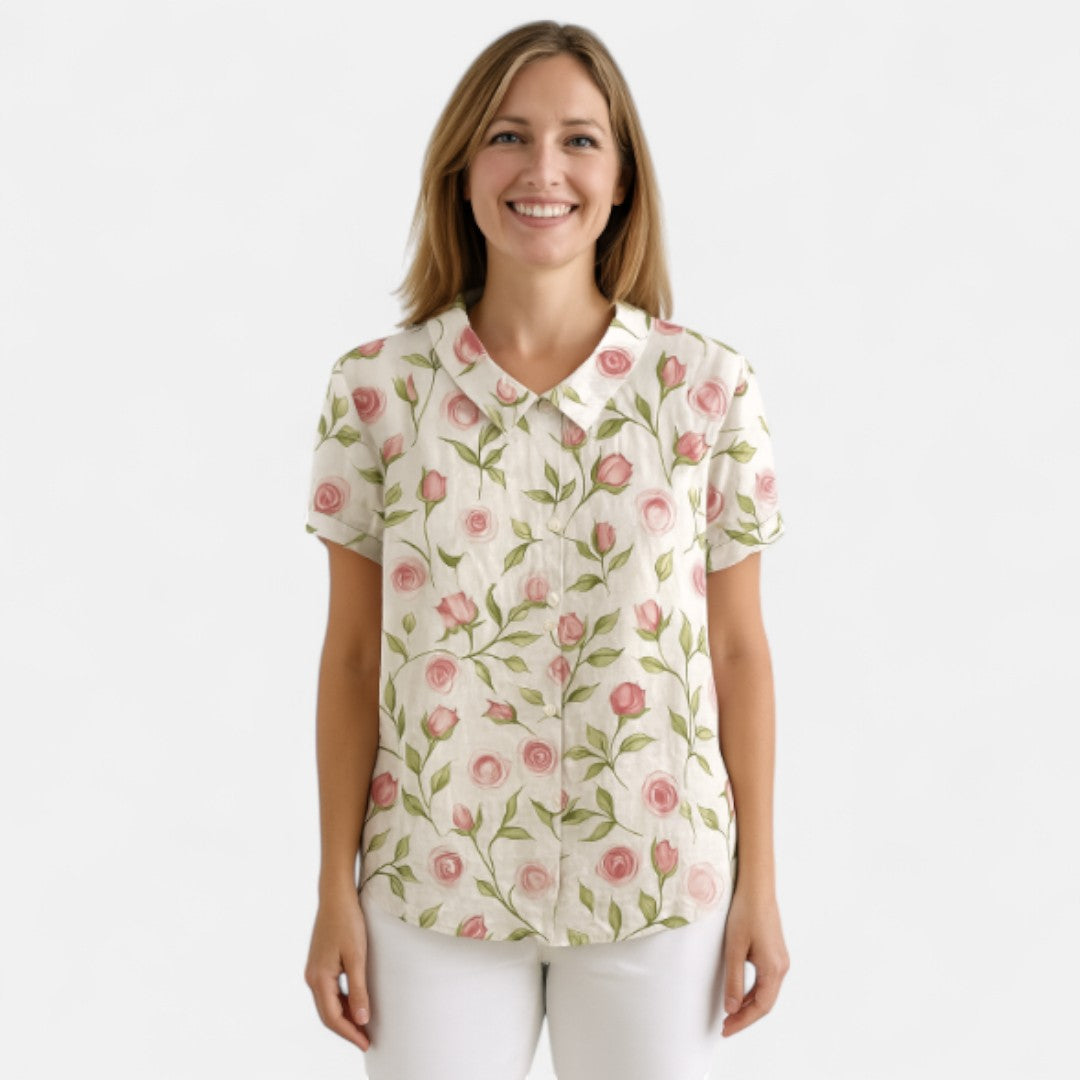 Arnlaug™ | Blomstermönstrad Blus