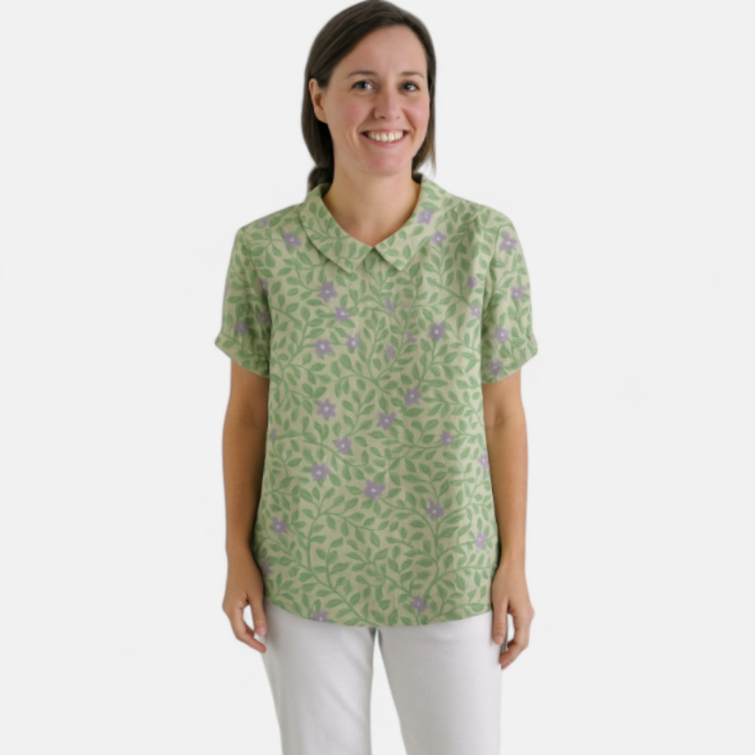 Arnlaug™ | Blomstermönstrad Blus