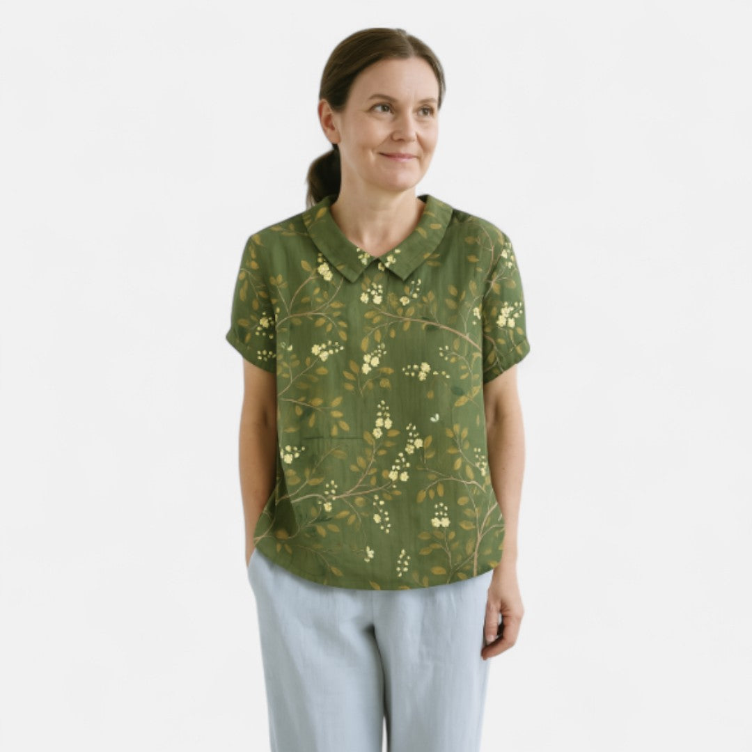 Arnlaug™ | Blomstermönstrad Blus