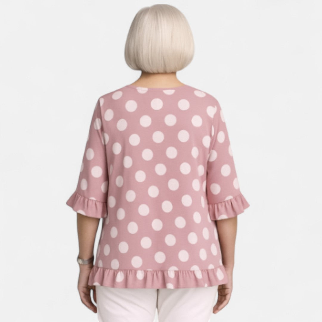 Audbjørg™ | Avslappad-Chic Lös-Fit Topp
