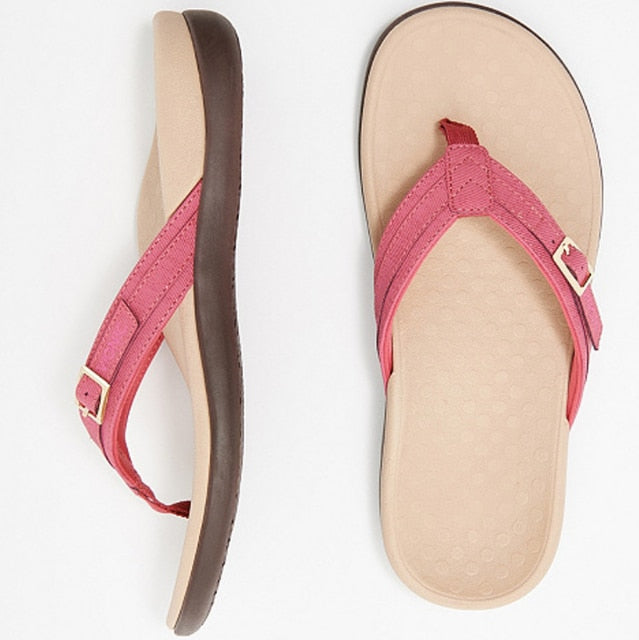 Ortopedisk bågstøtte flip flops damer
