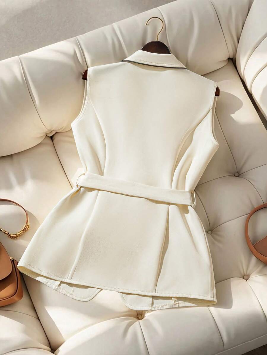 BEATRICE | BÄLTAD VÄST-BLAZER