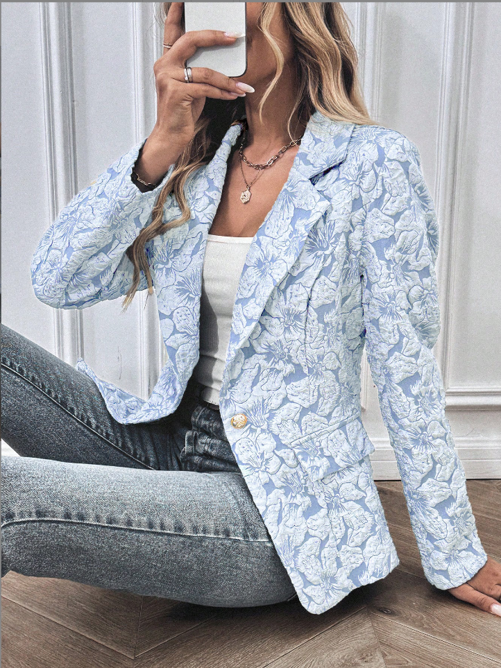 CAROLINE | Blomstermönster Blazer