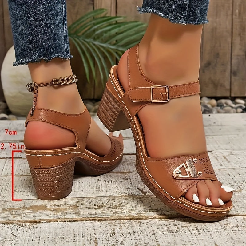 Adelina Komfort Spänne Sandaler