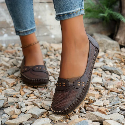 Elin | Ortopediska Loafers i Vintage Stil