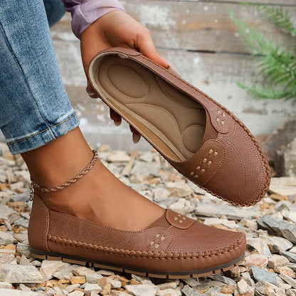 Elin | Ortopediska Loafers i Vintage Stil