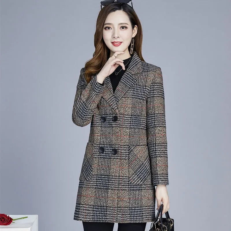 DOROTHY | LANG RUTAD KÅPE BLAZER