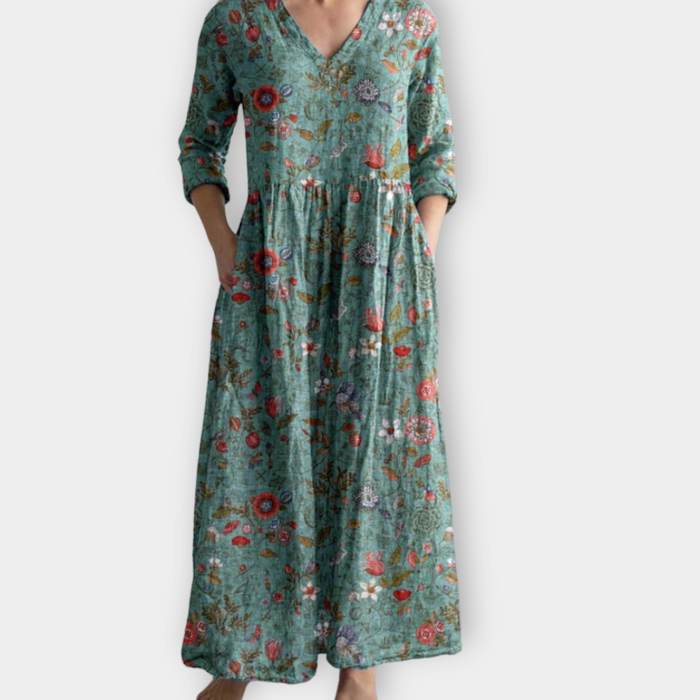 Sigruna | Boho Maxikjol i lyxigt, mjukt material