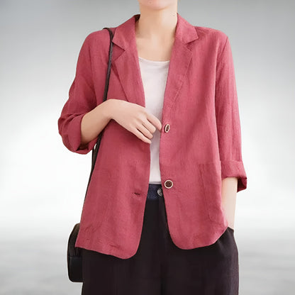 Kaja | Chic Blazer med Avslappnad Passform
