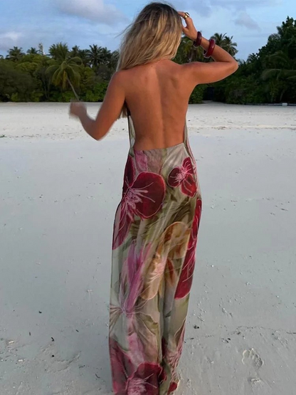 Isla - Uten Rygg Chiffon Maxikjol