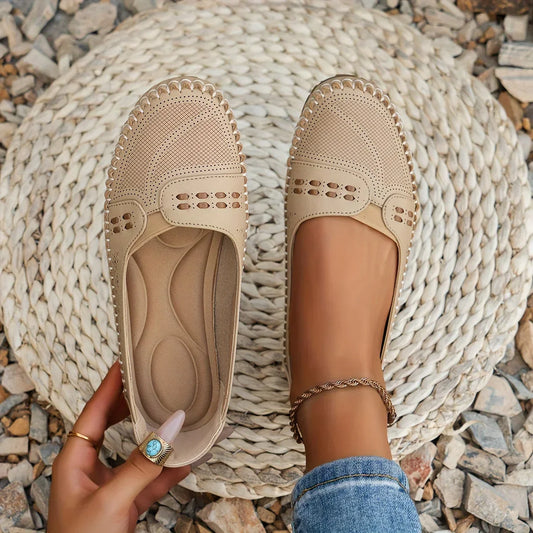 Elin | Ortopediska Loafers i Vintage Stil
