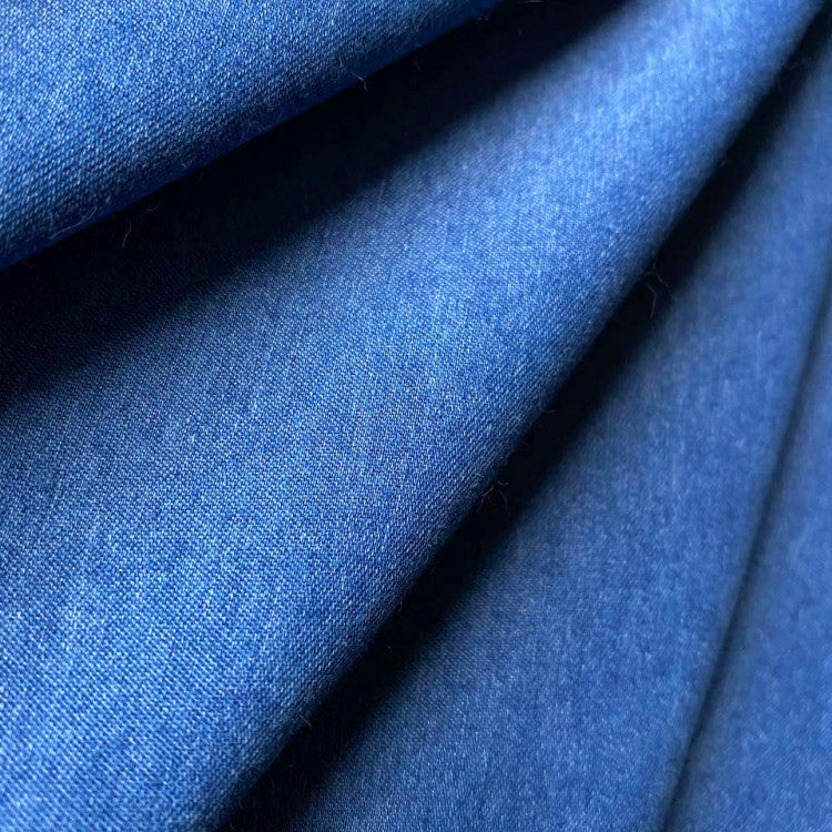 Torilda | Sommar V-ringning Halv Denim Klänning
