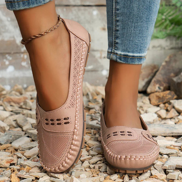 Elin | Ortopediska Loafers i Vintage Stil