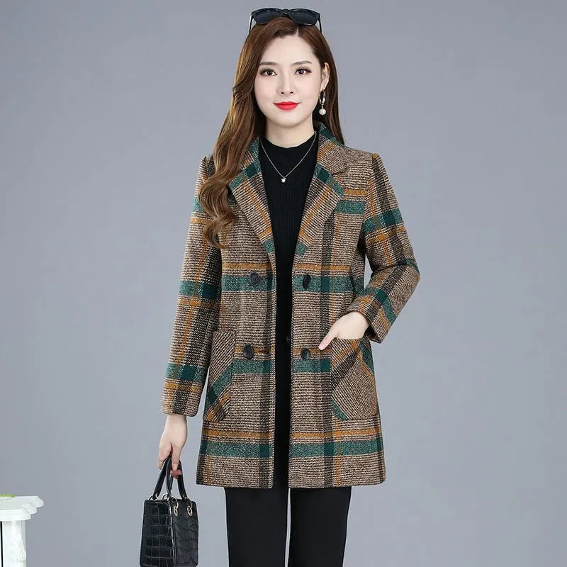 DOROTHY | LANG RUTAD KÅPE BLAZER