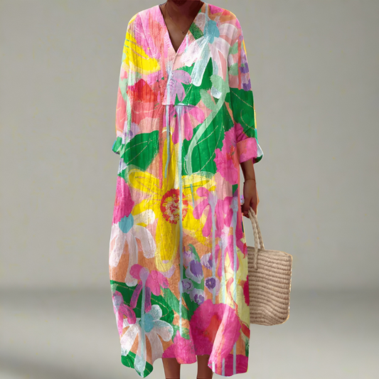 Nanna — Elegant Geometrisk Klänning