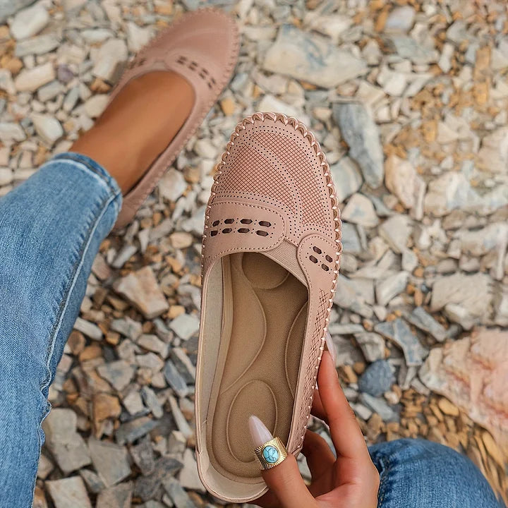 Elin | Ortopediska Loafers i Vintage Stil
