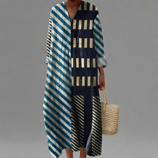 Josefine — Elegant Geometrisk Klänning