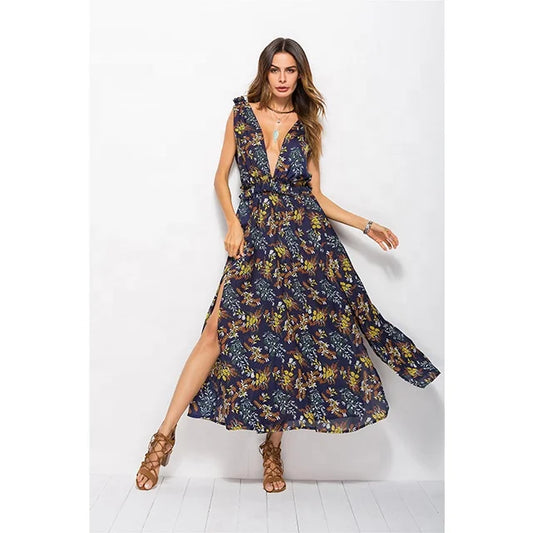 ESMIRA – Elegant Maxi Strandklänning