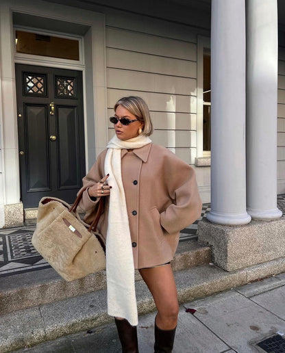 Ola | Oversized ullkåpe
