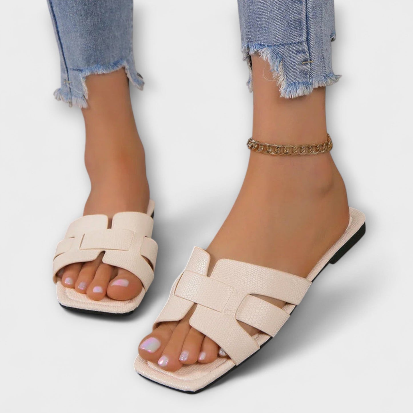 Huldra | Platta Sandaler för Kvinnor