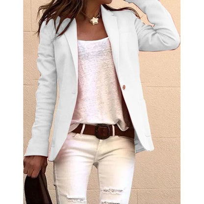 LEONA | Avslappnad Enkelknappad Blazer