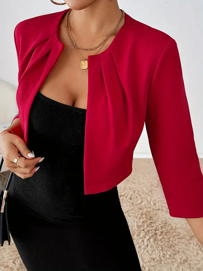 SYLVIA | Kort öppen blazer