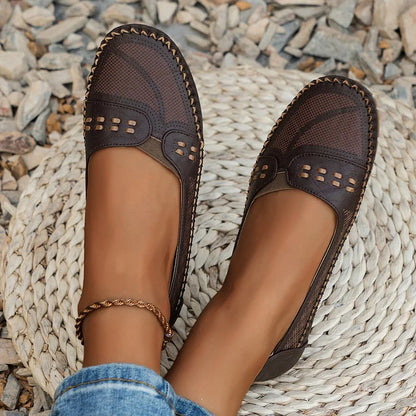 Elin | Ortopediska Loafers i Vintage Stil