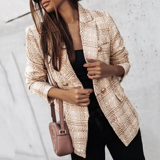 MIRANDA | Paljetttweedblazer