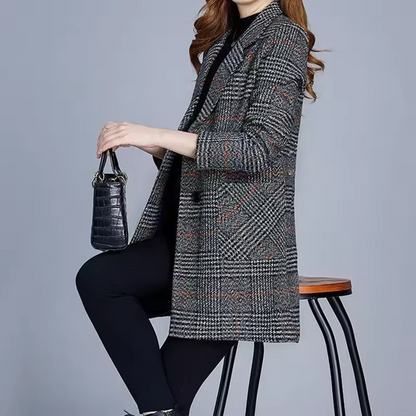DOROTHY | LANG RUTAD KÅPE BLAZER