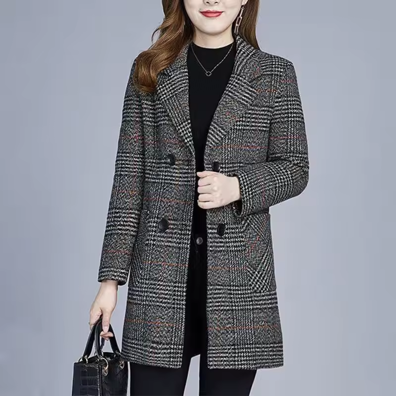 DOROTHY | LANG RUTAD KÅPE BLAZER