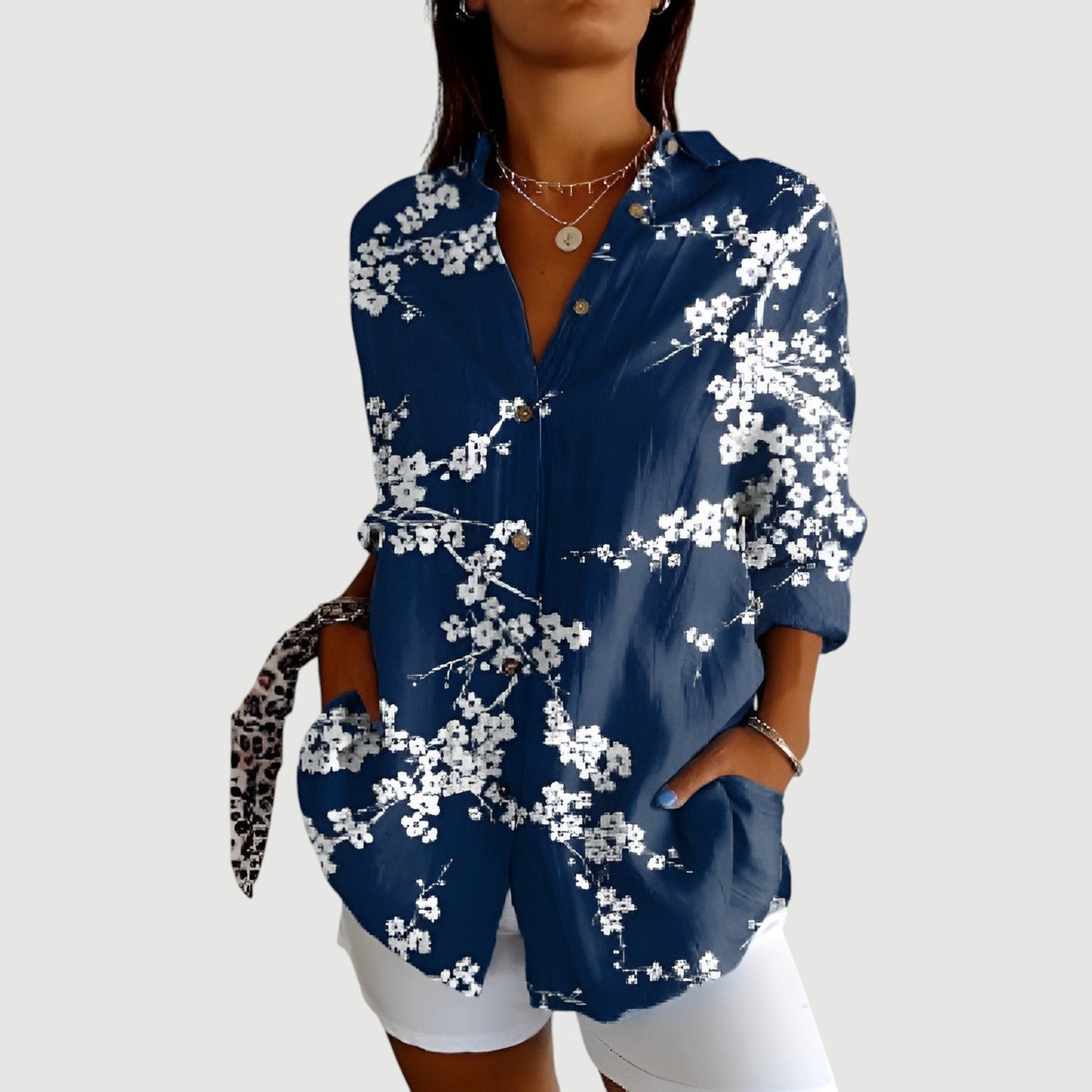 Viola™ | Konstnärlig Bloom Blus